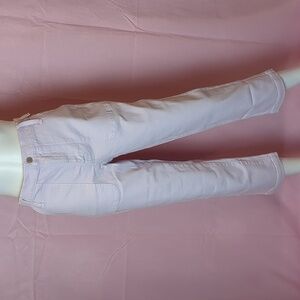 J Crew Straight Leg Crop Light Purple Jeans size 28